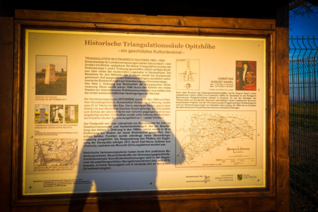 Erklärung des alten sächsischen Triangulationsnetz
